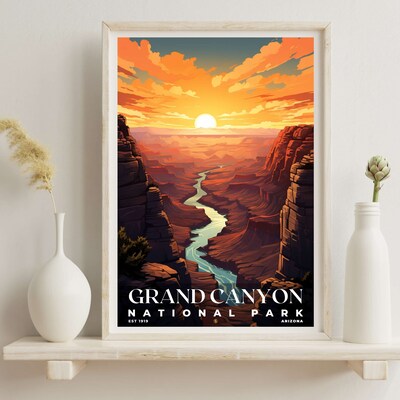 Grand Canyon National Park Poster, Travel Art, Office Poster, Home Decor | S7 - image6